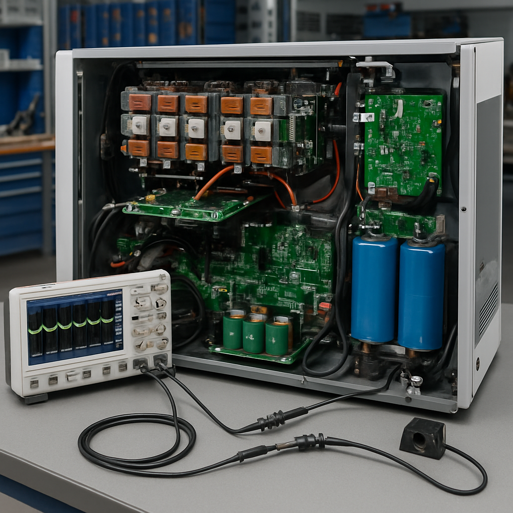 Reparatur von EV-Ladestationen – DC-Schnelllader, Wallboxen, OBC-Elektronik